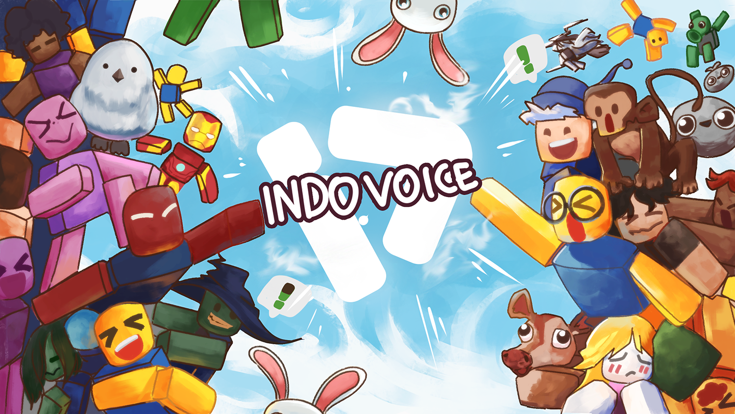 Dunia dan karakter Indo Voice di Roblox
